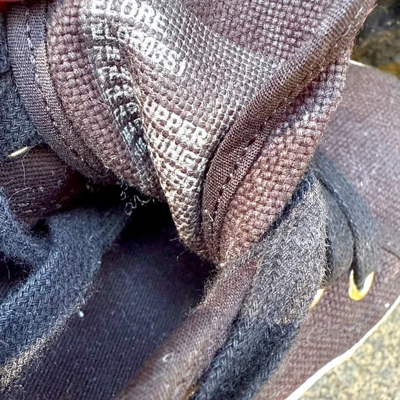 STEVE MADDEN BLACK ELORE PLATFORM CANVAS SNEAKERS - 7 🖤👟 - Picture 9 of 12